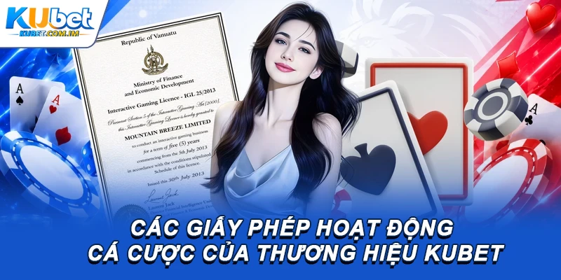Các giấy phép hoạt động cá cược của thương hiệu